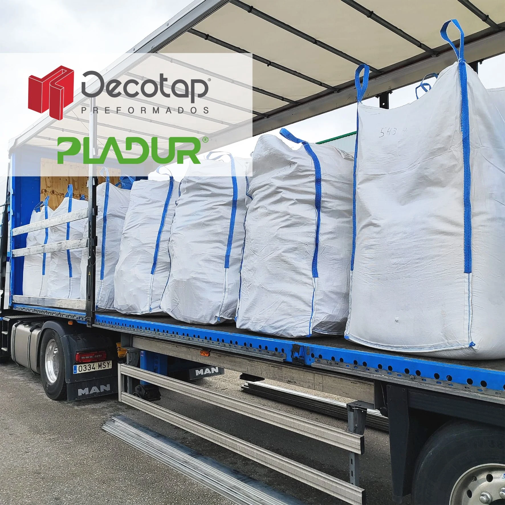 Sacas de yeso reciclado de Decotap para Pladur