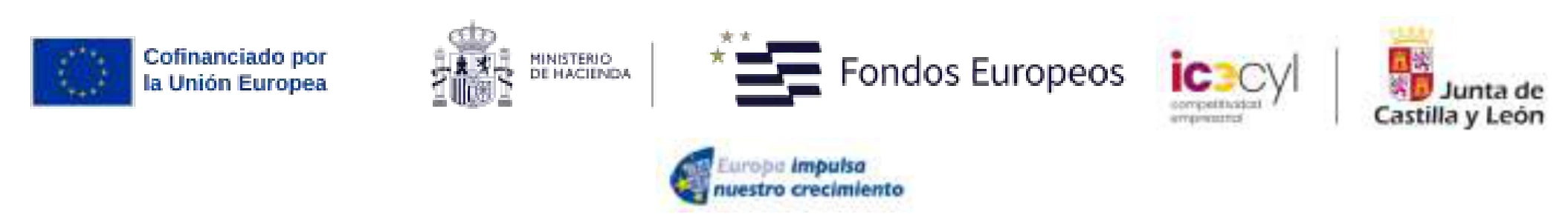 Cofinanciado por la Unión Europea · Fondos Europeos · ICECYL · Junta de Castilla y León